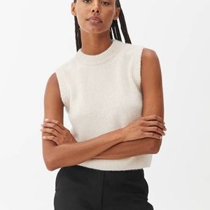 Arket Nwt Knitted Alpaca Yak Vest 